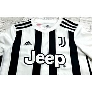 Adidas Football Shirt Juventus Home Soccer jersey Jeep 2022 Boys Size 11/12